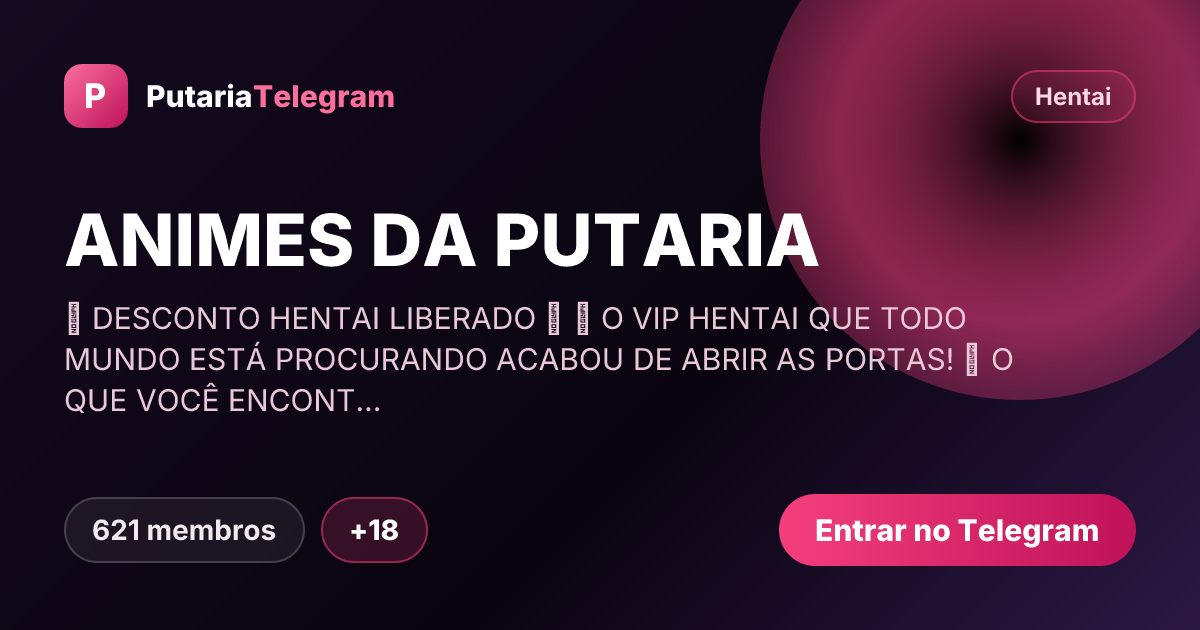 Prévia da imagem de compartilhamento do grupo ANIMES DA PUTARIA