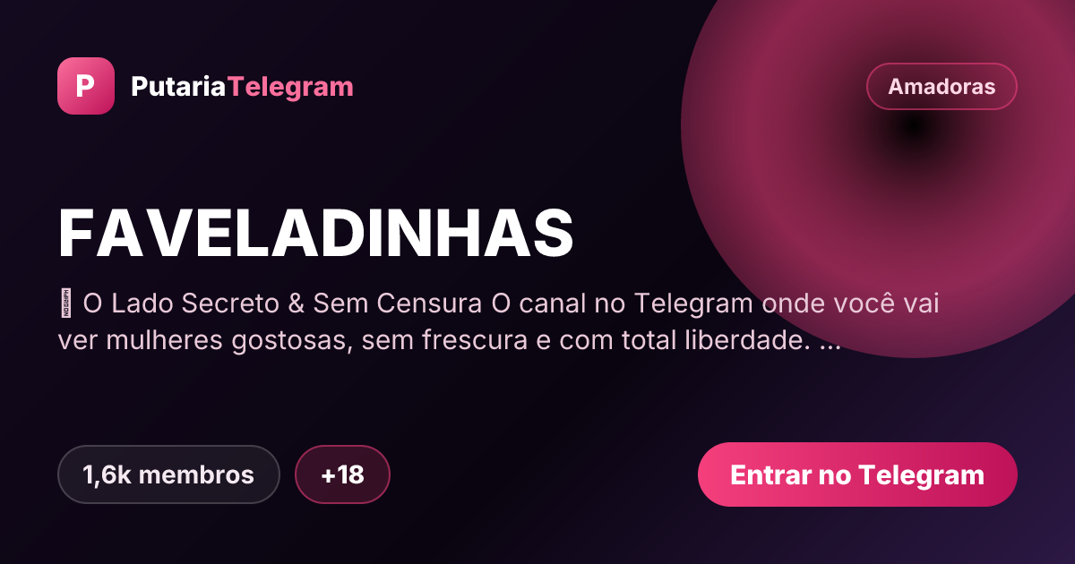 Prévia da imagem de compartilhamento do grupo FAVELADINHAS