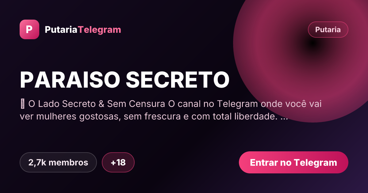 Prévia da imagem de compartilhamento do grupo PARAISO SECRETO