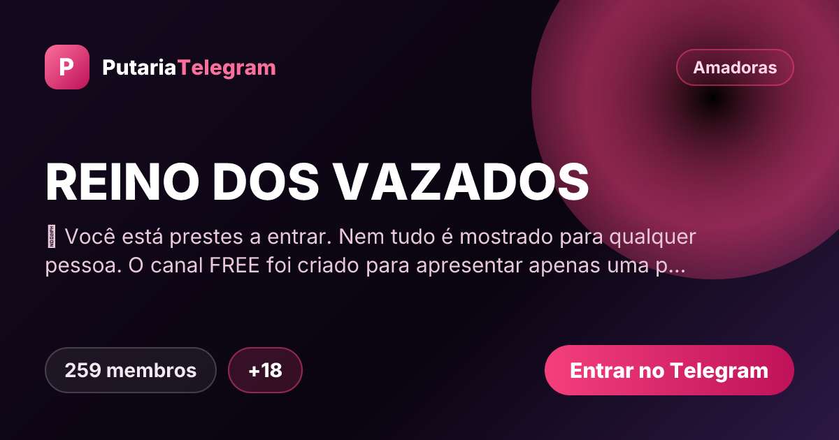 Prévia da imagem de compartilhamento do grupo REINO DOS VAZADOS