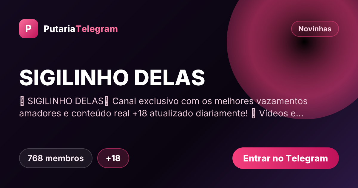 Prévia da imagem de compartilhamento do grupo SIGILINHO DELAS