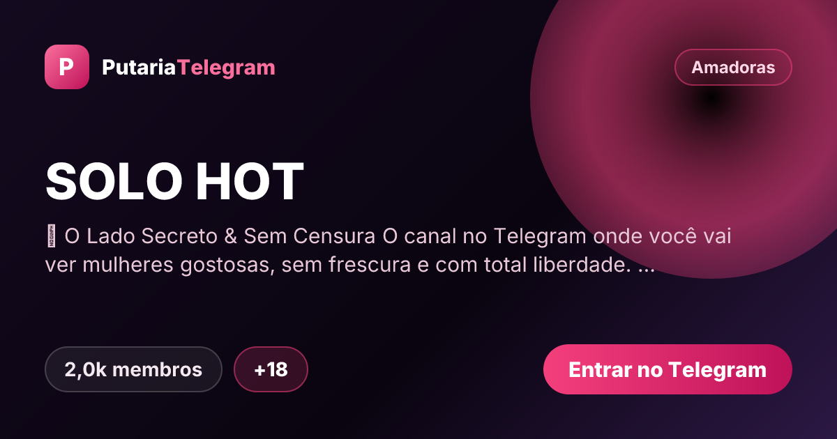 Prévia da imagem de compartilhamento do grupo SOLO HOT