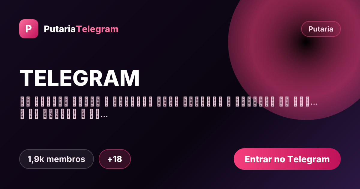 Prévia da imagem de compartilhamento do grupo TELEGRAM