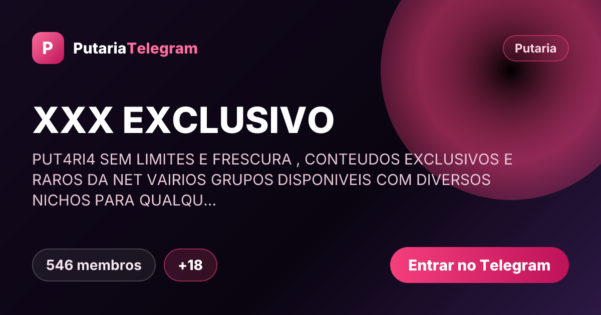 Prévia da imagem de compartilhamento do grupo XXX EXCLUSIVO