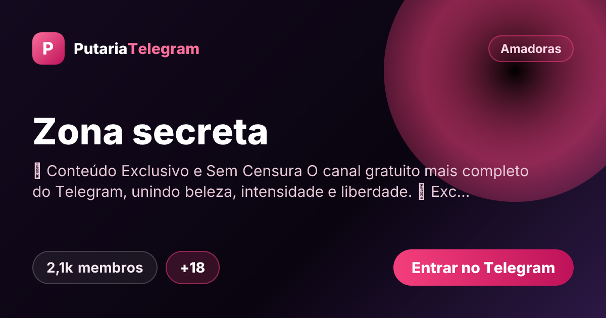 Prévia da imagem de compartilhamento do grupo Zona secreta